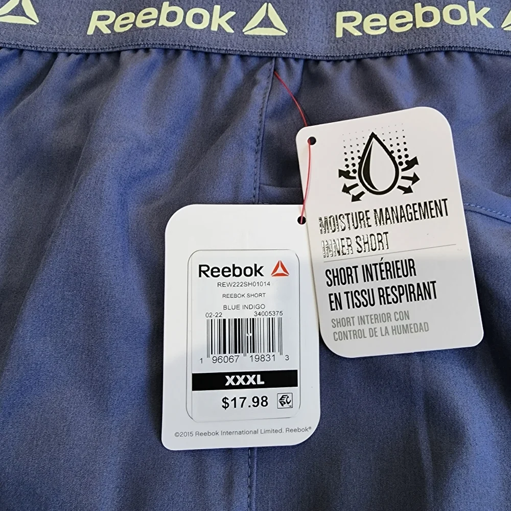 NWT Reebok Fearless Running Shorts